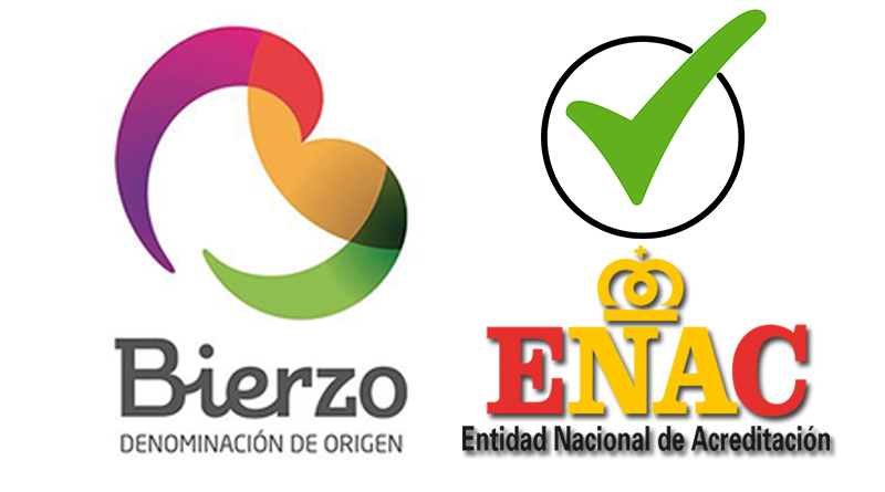 DO Bierzo con Acreditación ENAC que garantiza la calidad de todos las entidades que la componen.