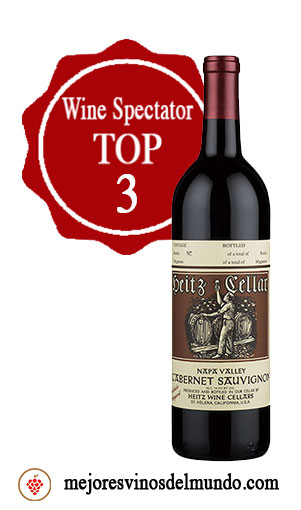Tercer Puesto Mejor Vino según Wine Spectator recae en Heitz Cellar del Napa Valley en California.