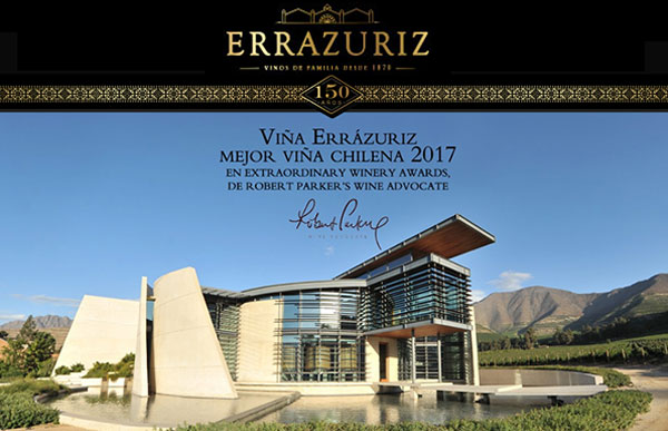 Las mejores bodegas de Chile han obtenido numerosos premios y reconocimientos mundiales como Viña Errazúriz.